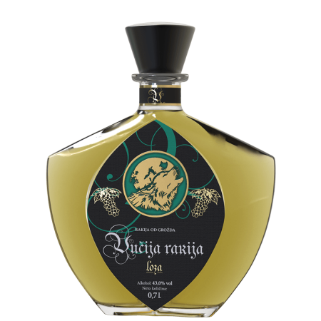 Vučija rakija Loza