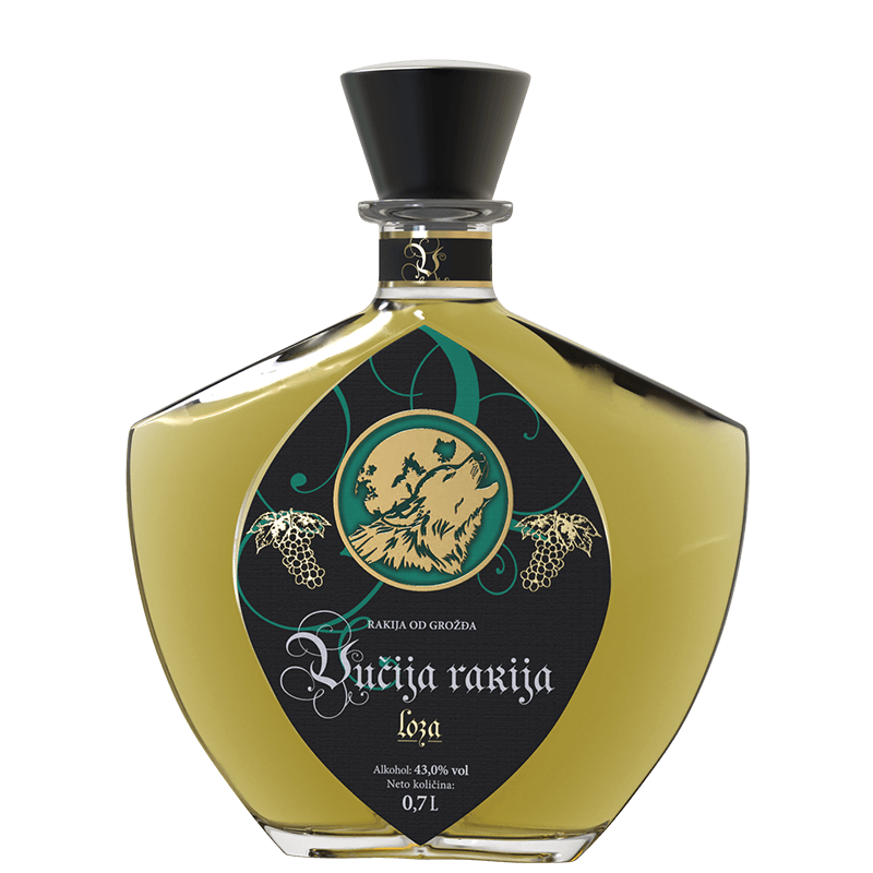 Vučija rakija Loza